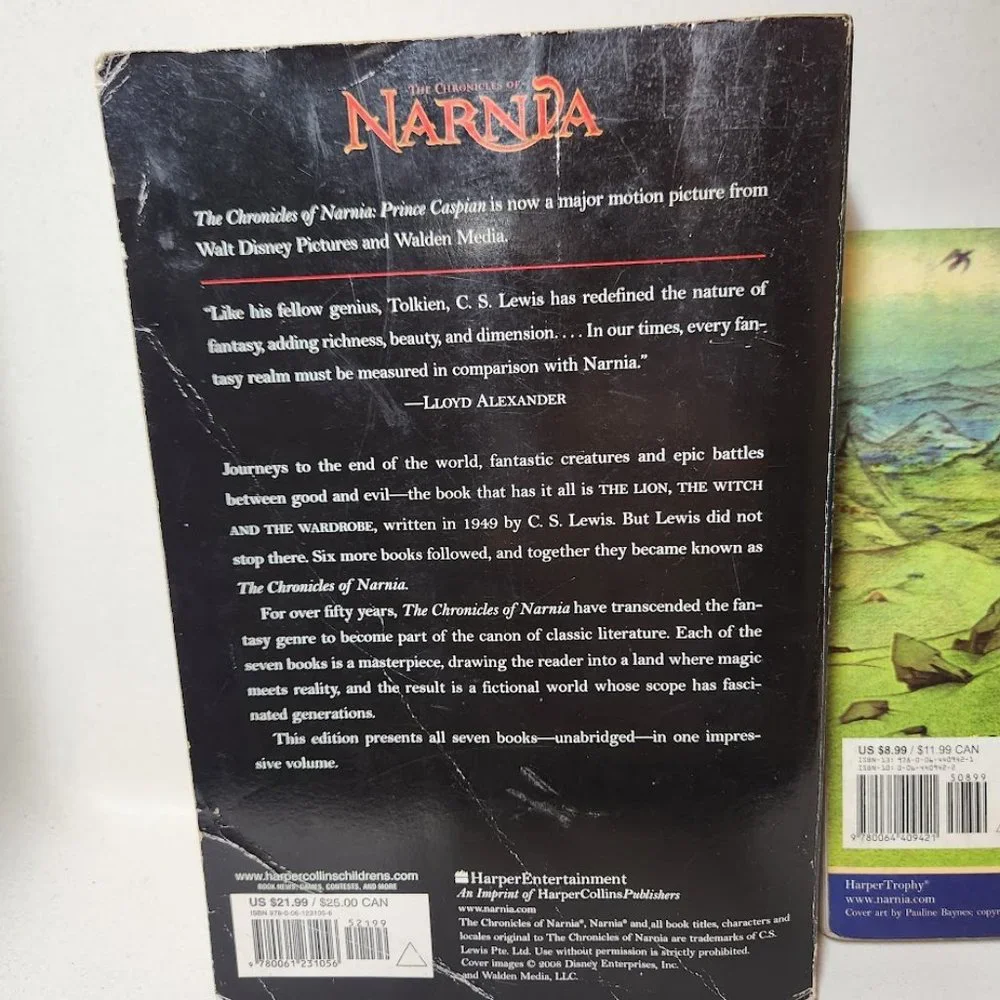 C.S. LEWIS BOOK BUNDLE THE LION WITCH WARDROBE CHRONICLES of NARNIA BOOK Bundle